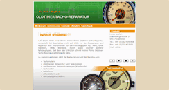 Desktop Screenshot of oldtimer-tacho-reparatur.de