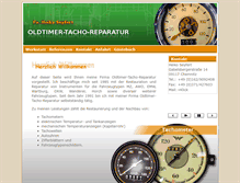Tablet Screenshot of oldtimer-tacho-reparatur.de